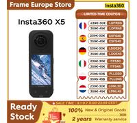 【LOCAL+】Caméra d'action Insta360 X5 360° ° Objectif d'appareil photo sportif étanche 8K 30Fps 360 ° Caméra sportive ultra haute définition pour tournage vidéo, nouvelle X5 Essentials Combo