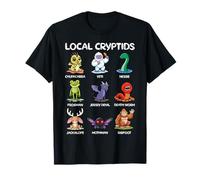 Local Cryptids Cute Cryptid Monsters of America Kawaii Drôle T-Shirt