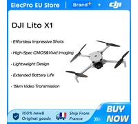【LOCAL+】DJI Lito X1 Drone pliable léger 4K avec détection d'obstacles, ActiveTrack, capteur 1/1.3 pouce, transmission 15 km pour débutants C0 DJI Lito X1 Combo(RC 2)