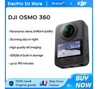 【LOCAL+】DJI Osmo 360 Standard Bundle, caméra 360° avec capteur 1 pouce 360° ° Imaging 360 ° Vidéo en 8K Natif 360 ° Photo en 120MP Osmo 360 360 Adventure Combo