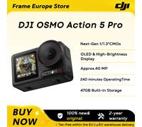 【LOCAL+】DJI OSMO Action 5 pro Combo Capteur 1/1.3″ Autonomie de la batterie étendue de 4 heures Deux écrans tactiles OLED haute luminosité Stock EU Osmo Action 5 Pro