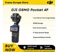 【LOCAL+】DJI Osmo Pocket 4P, stabilisateur à double caméra, capteur CMOS 1 pouce, plage dynamique 17 stops, ralenti 4K/240fps, stockage 103 Go, caméra de vlogging Osmo Pocket 4P