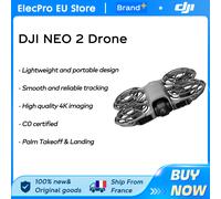 【LOCAL+】Drone DJI Neo2 avec caméra, vidéo 4K stabilisée, 151g léger et portable, protection d'hélices intégrale, nine 2 C0 DJI Neo 2 Fly Combo
