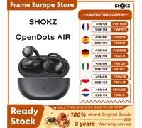 【LOCAL+】Écouteurs SHOKZ OpenDots Air E210 - Casque sans fil Bluetooth à conception ouverte pour le fitness et la course à pied - Nouveau Original 2026 OpenDots Air Black