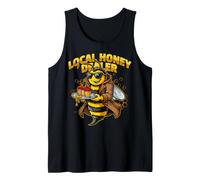 Local Honey Dealer Funny Bee Lover Lover Beekeeper Design Débardeur