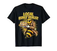 Local Honey Dealer Funny Bee Lover Lover Beekeeper Graphic T-Shirt