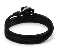 LOCAL LEAGUE Bracelet en Cuir à Enrouler pour Hommes SURF PATROL AUSTRALIA - Entièrement Réglable - Noir, Corde Multicouche, Surfeurs, pour Petit ami, Copain, Vacances Festival Voyage Fête