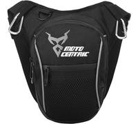LOCAL LION Sac de Jambe Moto pour Homme, Sac de Cuisse imperméable Unisexe, Accessoire Moto pour équitation Voyage Course randonnée pêche, Noir