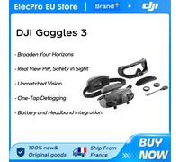 【LOCAL+】Lunettes FPV DJI Goggles 3 Écrans Micro-OLED Expérience de vol immersive Transmission vidéo HD O4 Sans fil Nouveau Original DJI Goggles 3