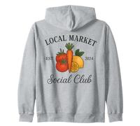 Local Market Social Club Veggie Citron Carotte Tomate Sweat à Capuche