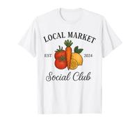 Local Market Social Club Veggie Citron Carotte Tomate T-Shirt