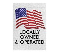 Local Operator USA, Puzzle en Bois pour Adultes, 300 PCS