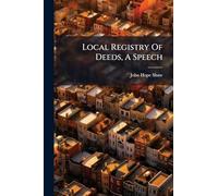 Local Registry Of Deeds, A Speech