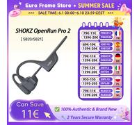 Shokz OpenRun Pro 2 Casques / Casques à conduction osseuse / Écouteurs OpenRun Pro 2 TU Noir