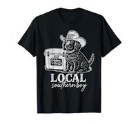 Local Southern Boy Adorable Chien Canard Amoureux de la Chasse en Plein air T-Shirt