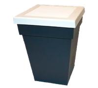 Local technique bidon 20 L PH de 39 x 39 x 53 : Couvercle Blanc