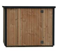 Local technique vide en bois UNIQUE : 145 x 125 x 110 cm