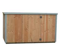 Local technique vide en bois UNIQUE : 200 x 100 x 110 cm