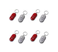 Localisateur - 8Pcs Sifflet Perdu nti-Perte Clignotant Localisateur Bip Télécommande Porte-Clé Led Annulaire