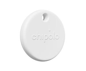 Localisateur Bluetooth Chipolo POP pour Apple Find My et Google Find My Device Tag porte-clés Blanc 120 dB portée 60 m alerte de séparation IPX5