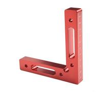 Localisateur d'angle à 90 degrés, pince à angle droit pour travail du bois, règle carrée en alliage d'aluminium de 120 mm avec double échelle pour une mesure précise (bleu)