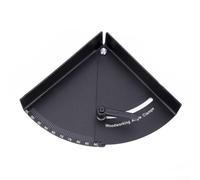 Localisateur d'angle en alliage d'aluminium pour le travail du bois - Règle de mesure multi-angles avec échelle de 22,5 à 180 degrés, rapporteur léger (90 degrés)