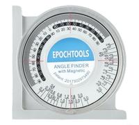 Localisateur d'angle magnétique haute visibilité avec incréments de 0 à 90 degrés pour des mesures précises du rapporteur de pente