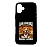 Localisateur de Bacon Beagle Source Coque pour iPhone 16 Plus