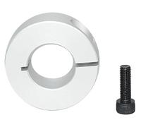 Localisateur de bague de retenue d'arbre de limite de Type ouvert à anneau fixe, pince en alliage d'aluminium Durable for machines et équipements 1 pièce(55x90x22)