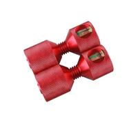 Localisateur de bride à double trou durable avec jauge de qualité intégrée, alliage léger pour assemblage de tuyaux industriels, broche d'alignement de bride avec niveaux, ensemble de broches