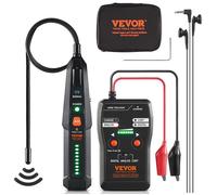 Localisateur de Câbles Souterrains-VEVOR-2 m Profondeur de Détection, Traceur de Câbles et Détecteur de Rupture avec Écouteurs