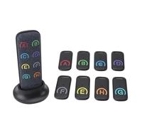 Localisateur de clé à Distance avec Bip Sonore de 80 DB, Localisateur de clé Anti-Perte, Traqueur de clé pour Clés de Voiture - 1 émetteur 8 Récepteurs pour Téléphone Portable à