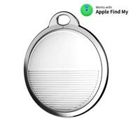 Localisateur de clé intelligent,dispositif de suivi GPS Bluetooth,étiquette anti-perte,rappel d'alarme,fonctionne avec Apple,trouver mes animaux de compagnie - Type For IOS White
