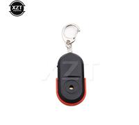 Localisateur De Clé Sans Fil,Lumière Led,Traqueur D'objets,Alarme Anti-Perte,Localisateur De Clé,Porte-Clés,Sifflet- Rouge-E1124