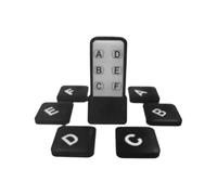 Localisateur de commandes à distance - Tracker avec alarme de 90 dB, traqueur sans fil 40 mètres avec émetteur et 6 récepteurs - pour téléphones animaux de compagnie, bagages, objets perdus adultes