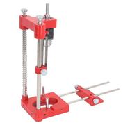 Localisateur de forets à bois, outil de guidage de gabarit de perforation portable en alliage d'aluminium avec clôture réglable et butée de profondeur pour un perçage parfaitement