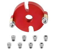 Localisateur de forets centraux pour le travail du bois - Outil de forage pour trous droits de 3/10 mm | Kit de gabarits pour chevilles | Positionneur de perçage pour trous droits | Strum