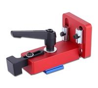 Localisateur de goulotte, butée d'extrémité de voie en T de type 45, connecteur de support en alliage d'aluminium, butée de voie à onglet, outil de rail de guidage pour le travail