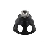 Localisateur de guide de perçage en alliage d'aluminium avec bague pour le travail du bois et le poinçonnage, gamme de tailles de foret de 4 à 10 mm, gabarit de cheville à centrage automatique (A)