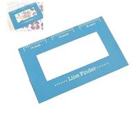 Localisateur de ligne magnétique pour point de croix, localisateur de tableau magnétique pour les amateurs de broderie, règle de référence portable pour outils de point de croix, compatibilité