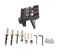 Localisateur de perçage pour le travail du bois, perforateur de trous, gabarit de perçage, Kit de Guide de perçage pour outil de charpentier, travail du bois