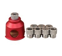 Localisateur de perçage vertical pour le travail du bois - Guide de perçage de poche - Gabarits de cheville - Outil de perçage à angle droit - Outil de perçage en aluminium