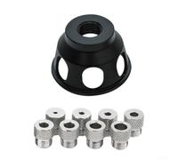 Localisateur de perçage vertical pour le travail du bois, outil de guidage de perçage central en alliage d'aluminium pour positionnement des trous de cheville, outil manuel pour atelier (6-8-10 mm)