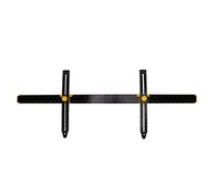 Localisateur de poinçon réglable, outil de guidage de perçage, cadre de travail du bois professionnel, gabarit de perçage, alliage d'aluminium noir, comprend 4 règles de niveau, 1