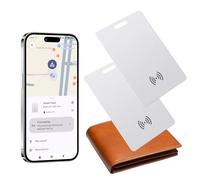 Localisateur de portefeuille pour Android, traceur de portefeuille et carte mince de 2 mm, compatible avec l’application Google Mon appareil : Trouvez-le (uniquement pour Android), étanche IP68