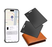 Localisateur de portefeuille pour Android, traceur de portefeuille et carte mince de 2 mm, compatible avec l’application Google Mon appareil : trouver (uniquement Android), étanche IP68, charge sans