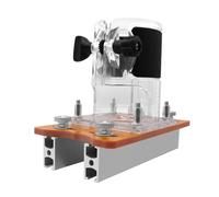 Localisateur de rainurage 2 en 1 pour défonceuse à bois - Support de fixation pour coupe-bois de 65 mm