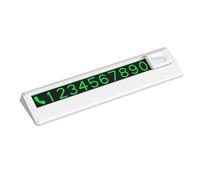 Localisateur de stationnement de voiture - Panneau d'arrêt temporaire mobile - Assistant de recherche de véhicule - Option numérique personnalisable - Aide au stationnement