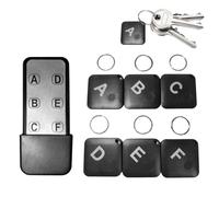 Localisateur de télécommande | Dispositif Alarme Son à 90dB | 131 Ft Range Wireless Key Tracker avec Transmetteur et 6 Récepteurs - Pour Sac de Voyage Téléphone Ancien pour Animaux de Compagnie