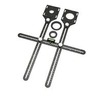 Localisateur de trou de carrelage de sol universel pour travail du bois et du verre - Règle de mesure multi-angles - Règle réglable